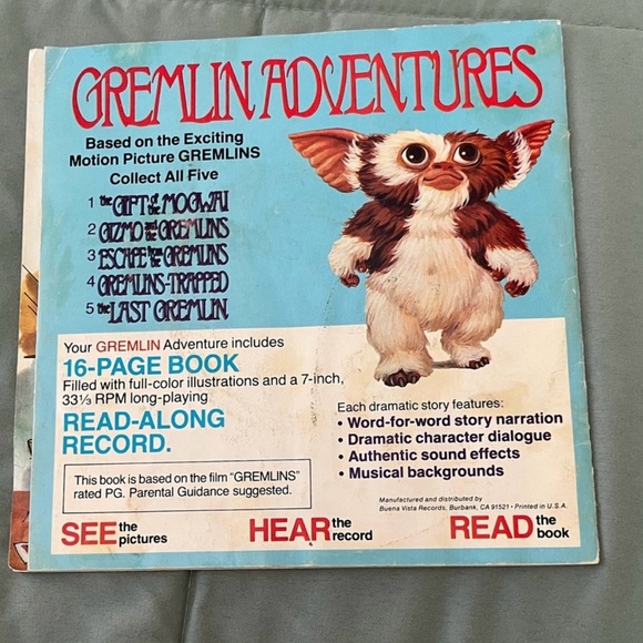 Gremlins See, Read, Hear Vinyl Record Set - Picture 4 of 6